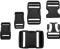 Spare Buckle Set, Diverse M-type i 5-pk