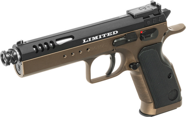 Tanfoglio Limited 22 Bronze/Black - Fiber Optic