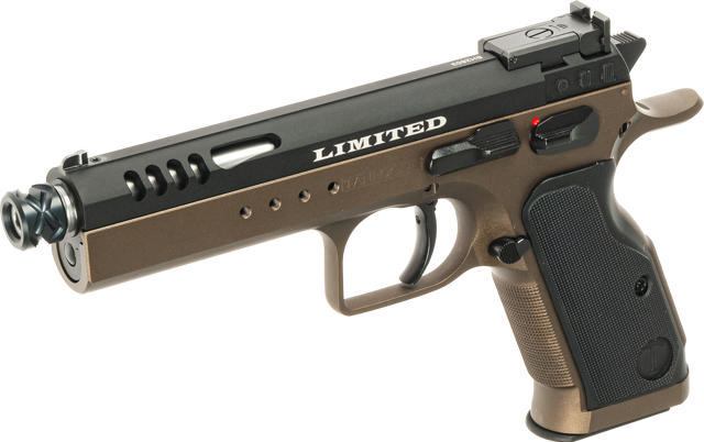 Tanfoglio Limited 22 Bronze/Black - Fiber Optic