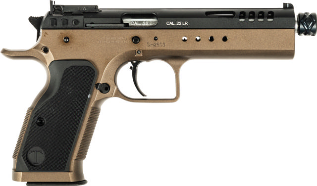 Tanfoglio Limited 22 Bronze/Black - Fiber Optic
